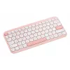 Teclado sem fios ASUS Marshmallow KW100 75% Bluetooth — QWERTZ alemão, interruptores de tesoura, rosa