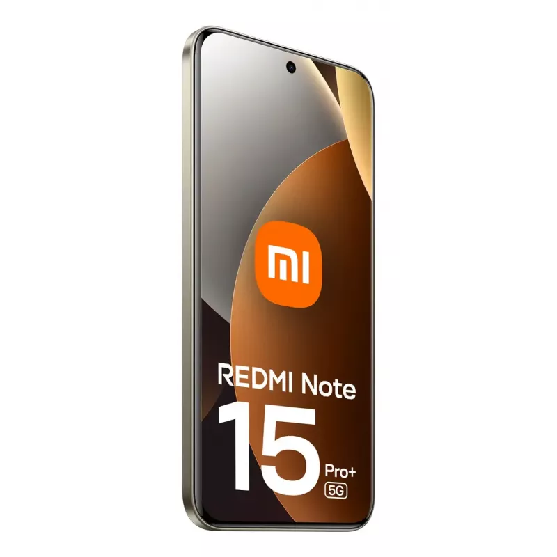 Smartphone Xiaomi Redmi Note 15 Pro+ 5G — 6,83 polegadas (17,4 cm), 8 GB RAM, 512 GB, 200 MP, 6500 mAh, castanho