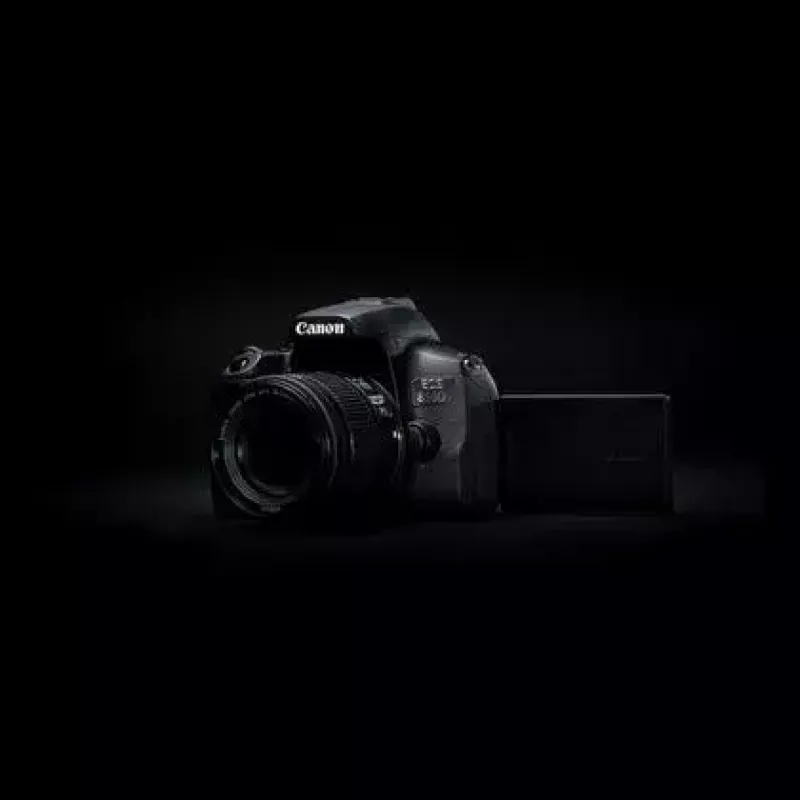 Câmara Canon EOS 850D SLR kit 24,1 MP CMOS 6000 x 4000 píxeis preto
