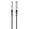 Cabo Twinax de cobre de ligação direta passivo Intellinet 5m 10G SFP+ 24AWG compatível com MSA SFP-H10GB-CU4M