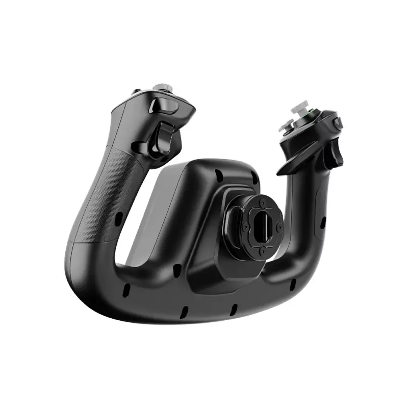 Base de voo MOZA MFY YOKE — base de voo preta em ABS e aço ligado, 142,5×202×313 mm