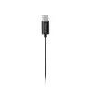 Headset Hama Curly com fios In-Ear chamadas/música USB Type-C preto