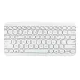 Teclado Bluetooth sem fios ASUS KW100 Marshmallow – layout 75%, QWERTZ, interruptores de tesoura, branco
