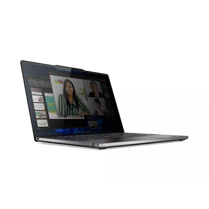 Filtro de privacidade sem moldura para portátil Lenovo 4XJ1U03942 para ecrã de 33,8 cm (13,3 polegadas) 16:10, 85% de transmissão de luz, ângulo de visão de 30°