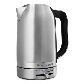 KitchenAid 5KEK1701ESX chaleira 1,7 l 2400 W preto, aço inoxidável