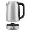 KitchenAid 5KEK1701ESX chaleira 1,7 l 2400 W preto, aço inoxidável