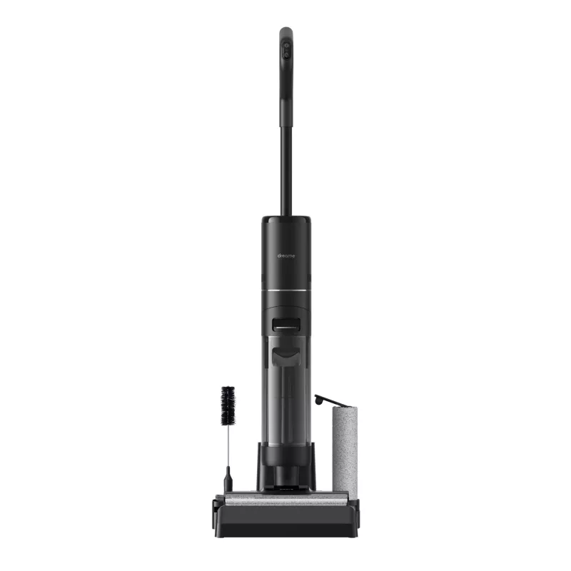 Aspirador a seco e húmido Dreame H12 Pro, aspirador vertical 2 em 1, sem saco, preto, 0,9 L, 0,7 L, retangular