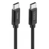 Cabo USB Hama Fabric USB 2.0 1,5 m USB C preto