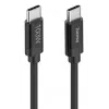 Cabo USB Hama Fabric USB 2.0 1,5 m USB C preto