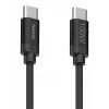 Cabo USB Hama Fabric USB 2.0 1,5 m USB C preto