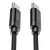 Cabo USB Hama Fabric USB 2.0 3 m USB C preto