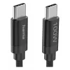 Cabo USB Hama Fabric USB 2.0 3 m USB C preto