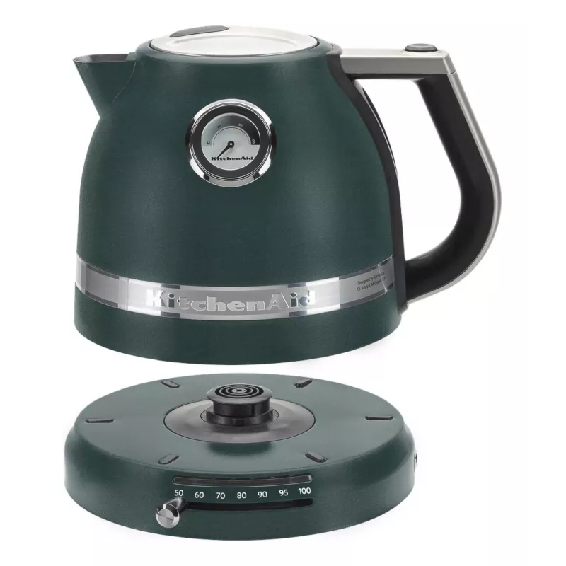KitchenAid Artisan 5KEK1522EPP chaleira elétrica, 1,5 L, 2400 W, Pebbled Palm (Petrol)