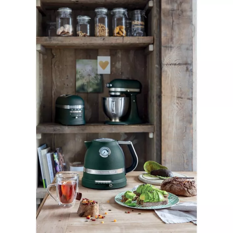 KitchenAid Artisan 5KEK1522EPP chaleira elétrica, 1,5 L, 2400 W, Pebbled Palm (Petrol)