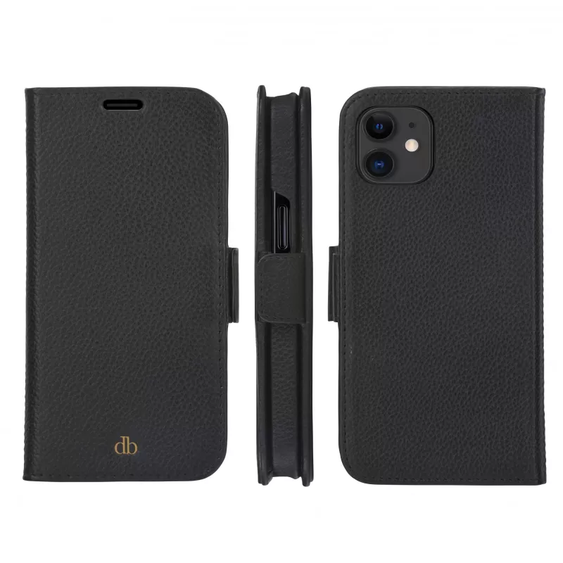 Capa tipo carteira dbramante1928 New York para iPhone 11/XR – Night preto, 15,5 cm (6,1