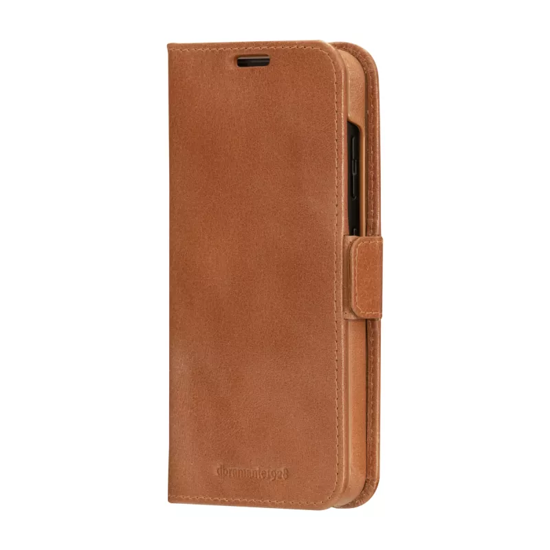 Capa tipo carteira dbramante1928 Lynge para Samsung Galaxy S23, pele, castanho, ecrã 6,1