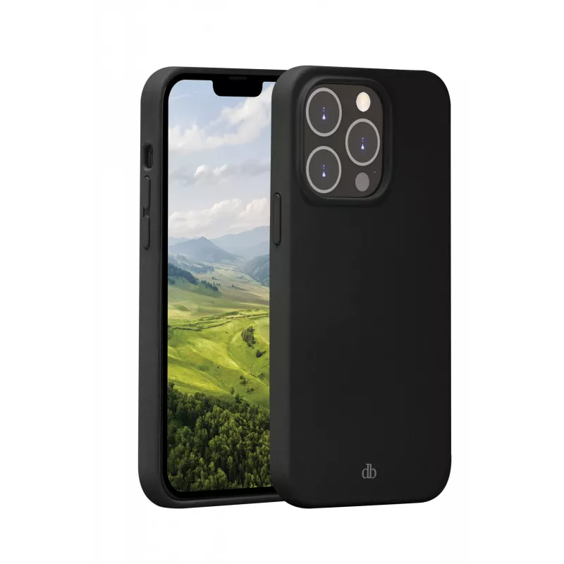 dbramante1928 Costa Rica capa traseira para iPhone 14 Pro, silicone, Night Black