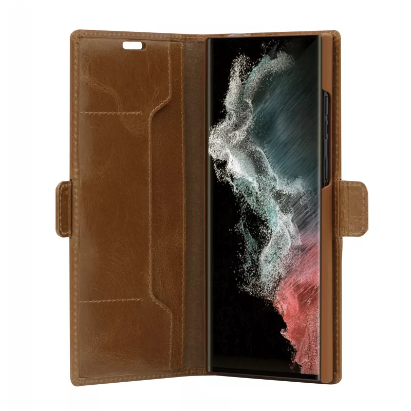 Capa tipo carteira dbramante1928 Copenhagen fina para Samsung Galaxy S22 Ultra, ecrã 6,8