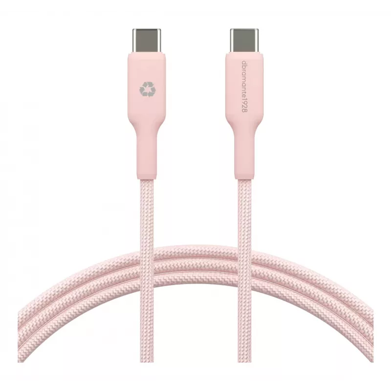 Cabo USB-C para USB-C dbramante CB20CCPI7206 — 1,5 m, rosa