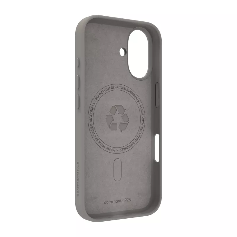 Capa dbramante1928 Roskilde MS ICON para Apple iPhone 17, cinzento, monocromático