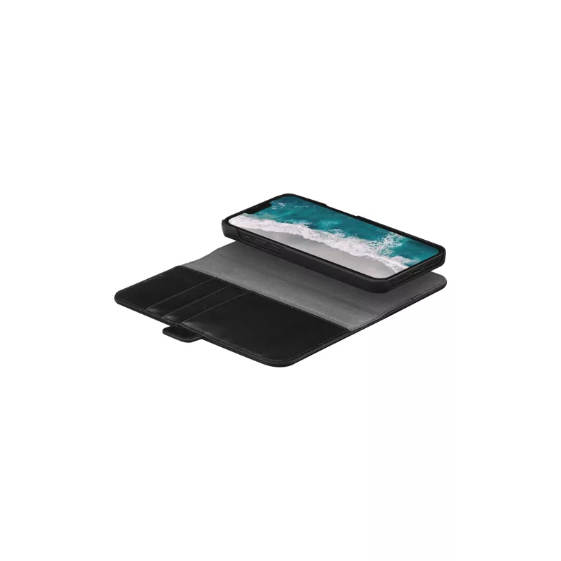 Capa tipo carteira dbramante1928 iPhone 14 Pro Max preto 3 compartimentos para cartões