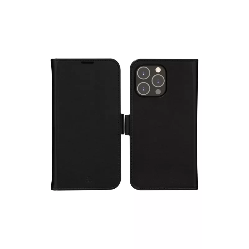 Capa tipo carteira dbramante1928 iPhone 14 Pro Max preto 3 compartimentos para cartões