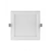 Luz de teto LEDVANCE DL fina SQ 210 18 W 4000 K WT — quadrada, 225×225×30 mm, branco frio