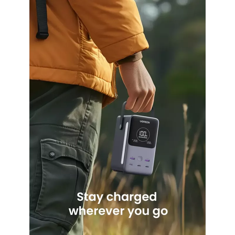 Ugreen Nexode Powerbank 48000 mAh Lítio Cinzento