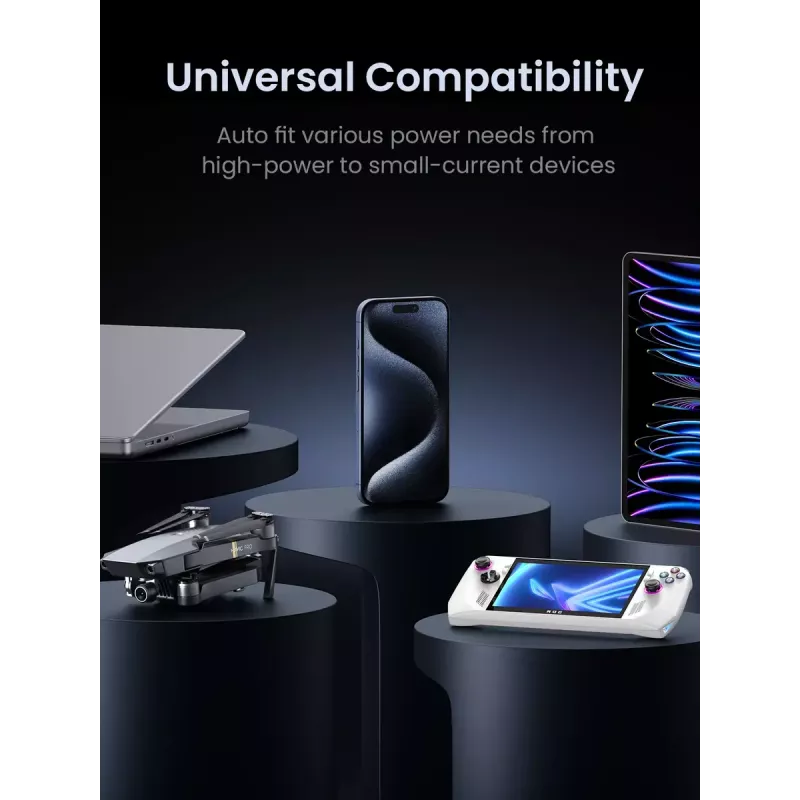 Ugreen Nexode Powerbank 48000 mAh Lítio Cinzento