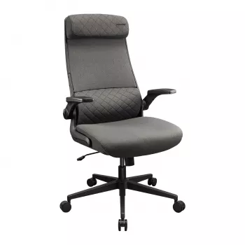 Cadeira de escritório/gaming Cougar Stryder — assento e encosto em tecido, cinzento, área de implantação 710 × 675 mm, altura mín. 115 cm