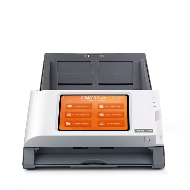 Plustek eScan A350 Enterprise ADF + Digitalizador com alimentação manual 600 x 600 DPI A4 preto, branco