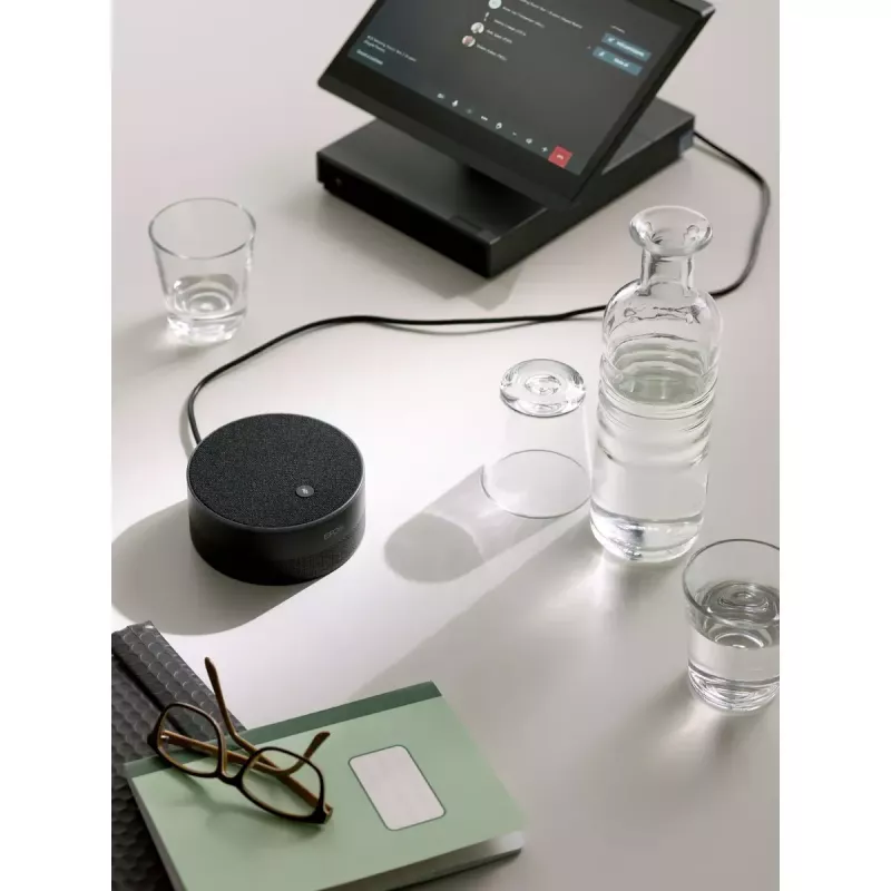 Sistema de audioconferência de grupo EPOS EXPAND Capture 5 — microfone omnidirecional, 20–8000 Hz, alumínio/plástico, preto, 123×315,6×53 mm