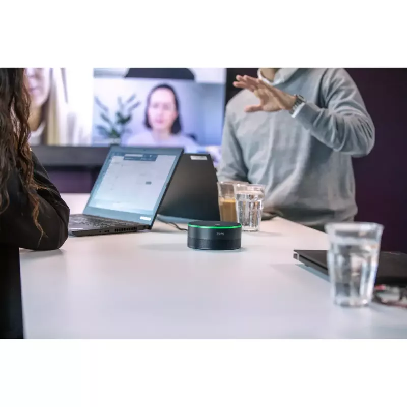Sistema de audioconferência de grupo EPOS EXPAND Capture 5 — microfone omnidirecional, 20–8000 Hz, alumínio/plástico, preto, 123×315,6×53 mm