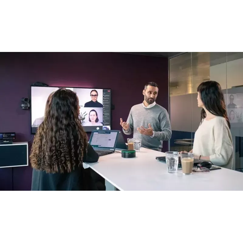 Sistema de audioconferência de grupo EPOS EXPAND Capture 5 — microfone omnidirecional, 20–8000 Hz, alumínio/plástico, preto, 123×315,6×53 mm