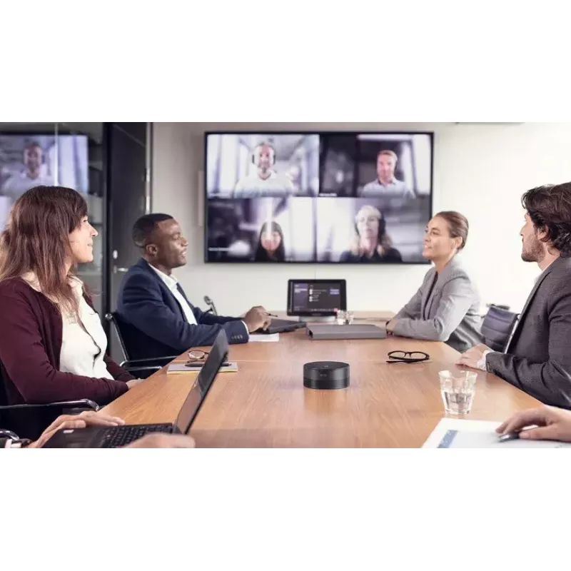 Sistema de audioconferência de grupo EPOS EXPAND Capture 5 — microfone omnidirecional, 20–8000 Hz, alumínio/plástico, preto, 123×315,6×53 mm