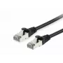 Cabo de rede Cat.6 S/FTP Patch RJ-45 50m Preto Equip