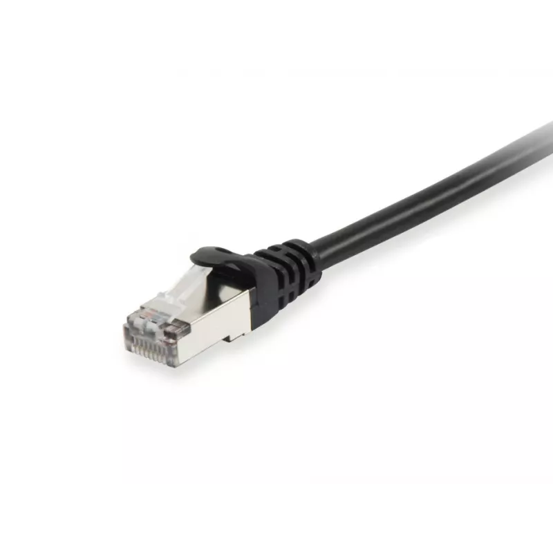 Cabo de rede Cat.6 S/FTP Patch RJ-45 50m Preto Equip