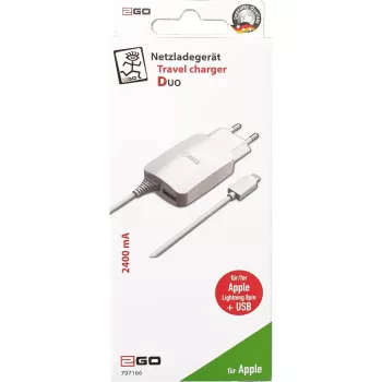 Carregador móvel 2GO 797166 Universal Branco AC Interior 5V 1,4m