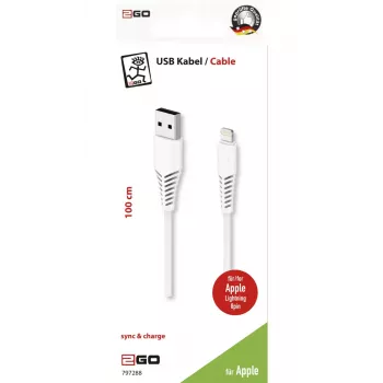 Cabo Lightning 2GO 797288 1 m Branco USB B