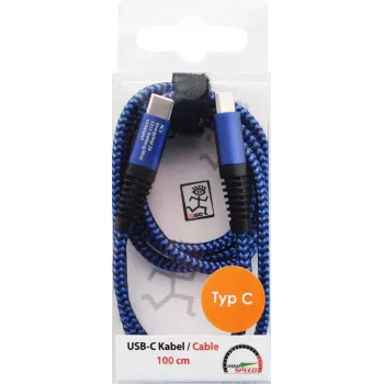 Cabo USB 2GO 797194 USB 3.2 Gen 1 1 m USB C Azul