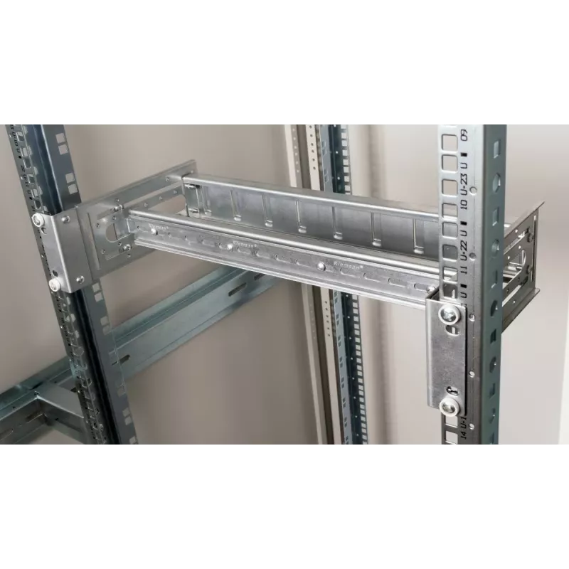 Calha para rack EQUIP EZR-DIN-3 — 19 polegadas (48,3 cm) 3HE DIN, RAL7035 cinzento, largura 485 mm, profundidade 150 mm