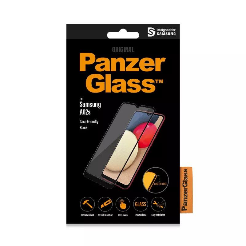 Vidro protetor de ecrã PanzerGlass Samsung Galaxy A02s