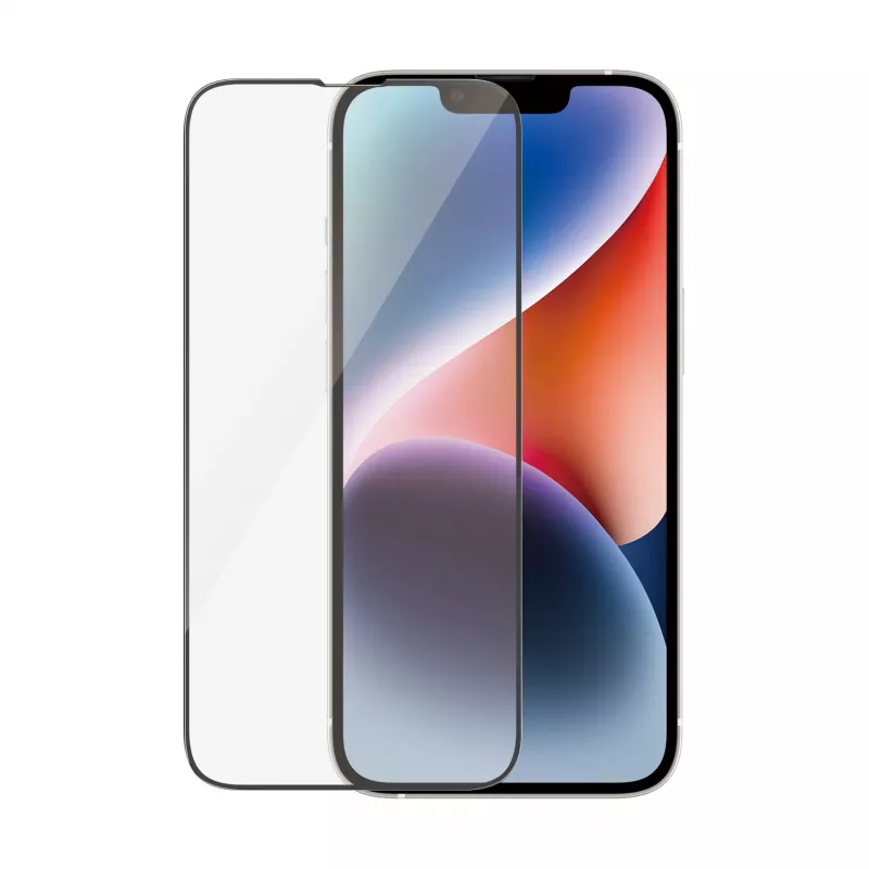 Protetor de ecrã PanzerGlass antirreflexo para Apple iPhone 14 / 13 / 13 Pro — vidro temperado, PET, ajuste ultra-amplo, EasyAligner