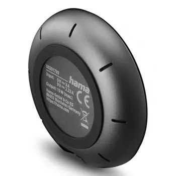 Carregador móvel Hama 00201735 smartphone preto USB carregamento sem fios carregamento rápido interior