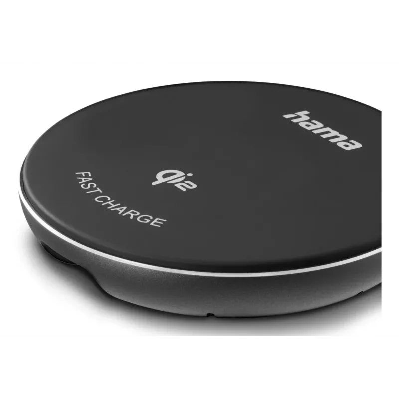 Carregador móvel Hama 00201735 smartphone preto USB carregamento sem fios carregamento rápido interior
