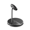 Carregador Hama 00201738 para dispositivos móveis auscultadores, smartphone preto USB carregamento sem fios função de carregamento rápido interior