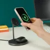 Carregador Hama 00201738 para dispositivos móveis auscultadores, smartphone preto USB carregamento sem fios função de carregamento rápido interior
