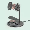 Carregador Hama 00201738 para dispositivos móveis auscultadores, smartphone preto USB carregamento sem fios função de carregamento rápido interior