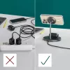 Carregador Hama 00201738 para dispositivos móveis auscultadores, smartphone preto USB carregamento sem fios função de carregamento rápido interior