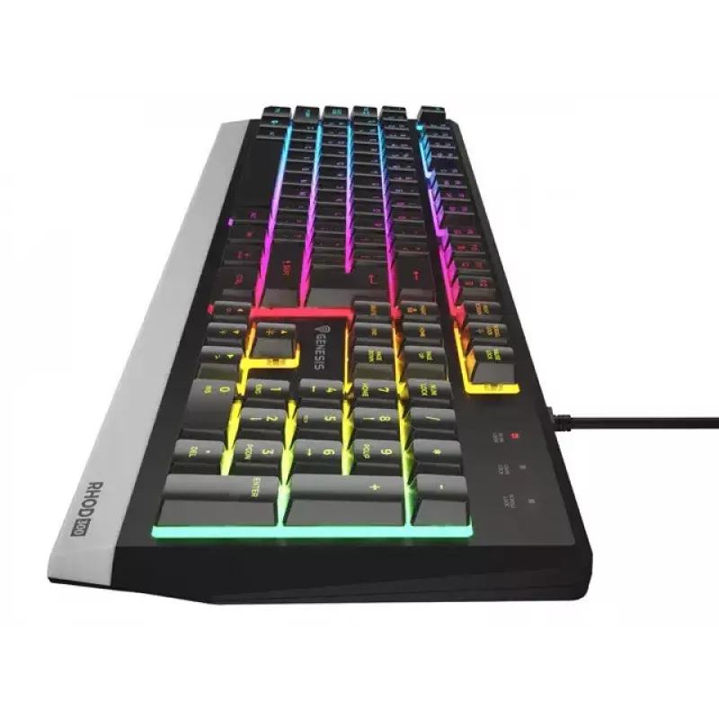 Teclado gaming GENESIS NKG-1817 USB QWERTY tamanho completo com fio